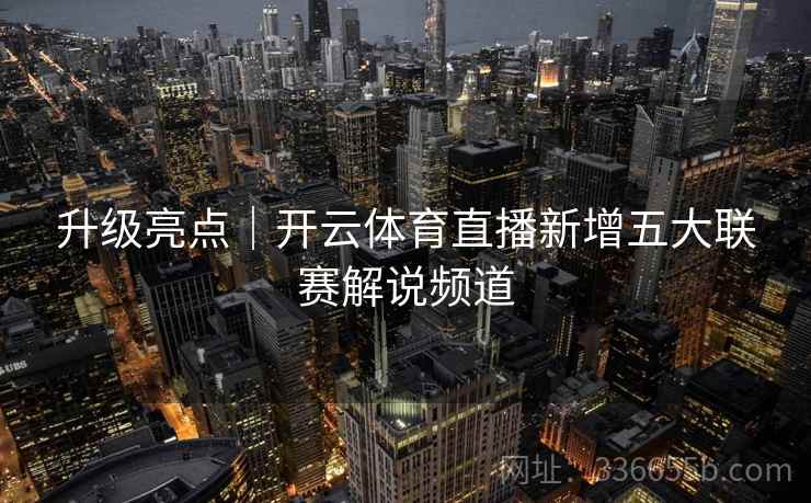 升级亮点｜开云体育直播新增五大联赛解说频道  第2张