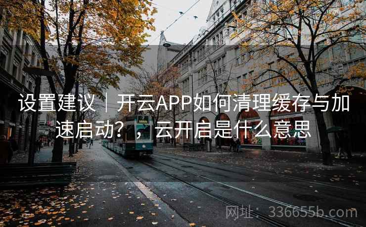 设置建议｜开云APP如何清理缓存与加速启动？，云开启是什么意思  第2张