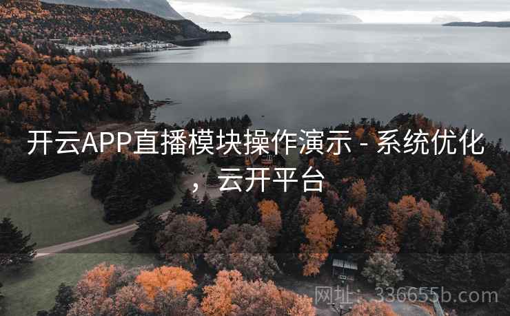 开云APP直播模块操作演示 - 系统优化，云开平台