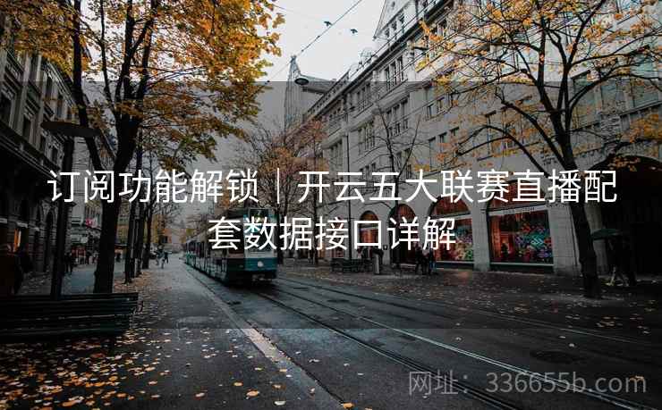 订阅功能解锁|开云五大联赛直播配套数据接口详解
