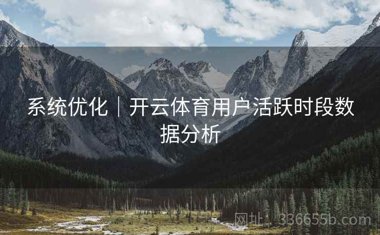 系统优化|开云体育用户活跃时段数据分析